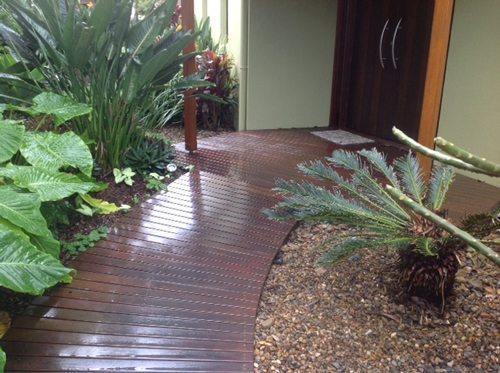 Garden beds against external walls can invite termite activity - Ballina Pest Control