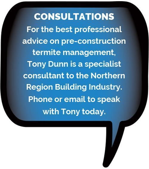 Pre-construction specialist Tony Dunn available for consultation on 0435 282 370.